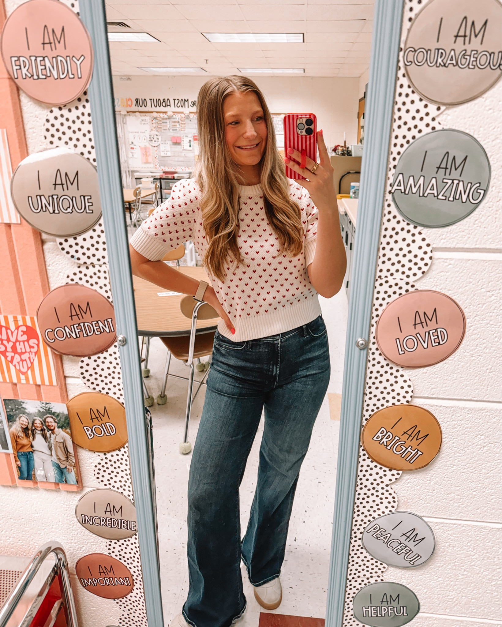 Thursday Teacher Fit!! 

#LTKValentine #LTKgrwm #LTKootd