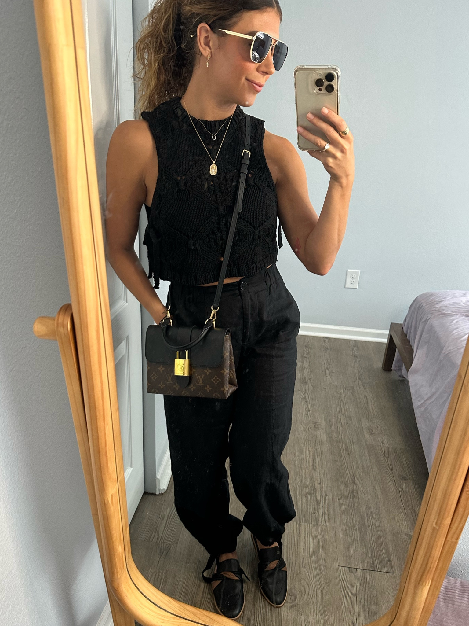 The best way to beat the heat but still look put together is to wear breathable pieces. I’m a fan of crochet paired with linen for the cool variation in texture while staying cooler in these steamy temps! #linen #crochet #summeroutfits #bizcasual #weekendwear 

#LTKshoecrush #LTKworkwear #LTKSeasonal