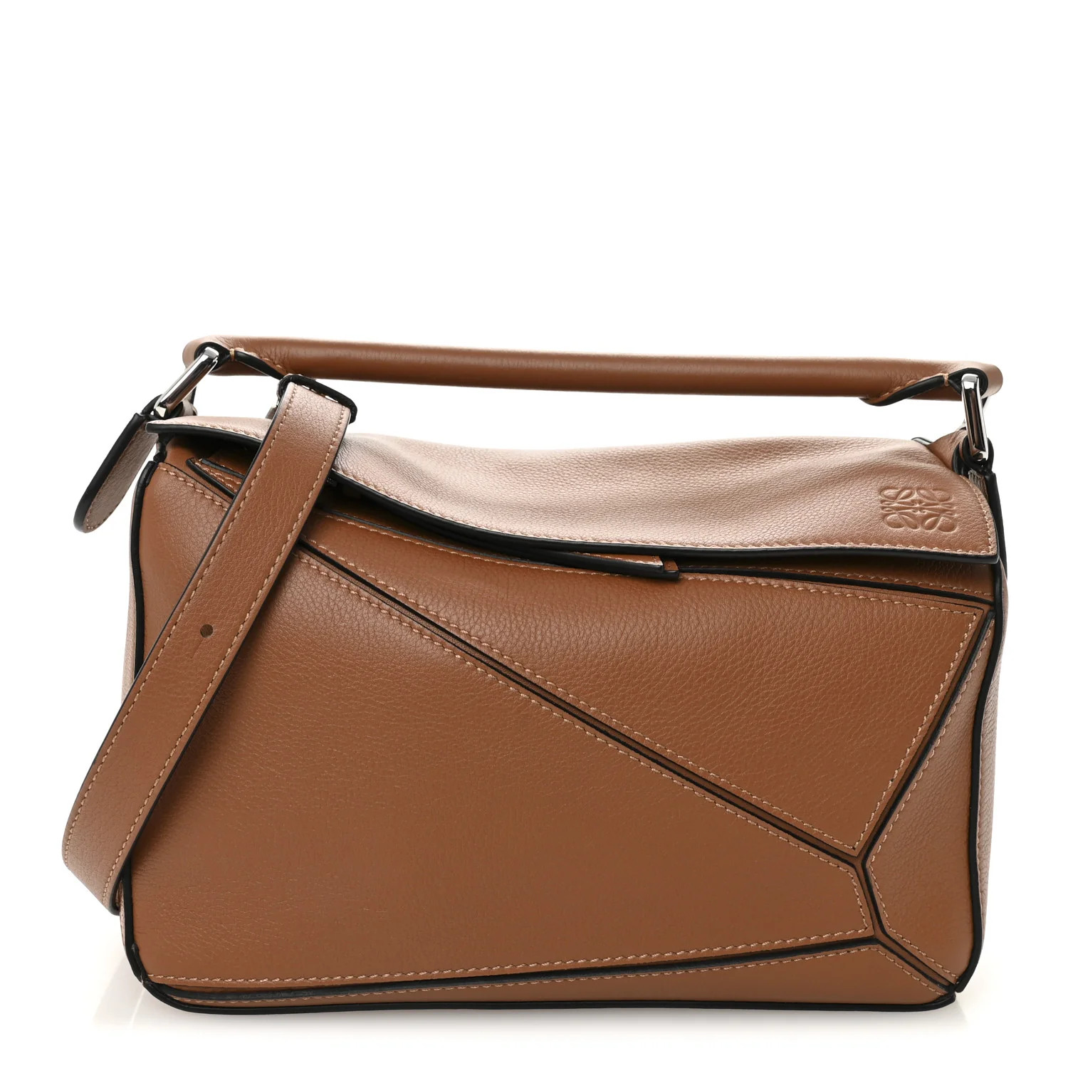 Calfskin Small Puzzle Bag Tan | FASHIONPHILE (US)