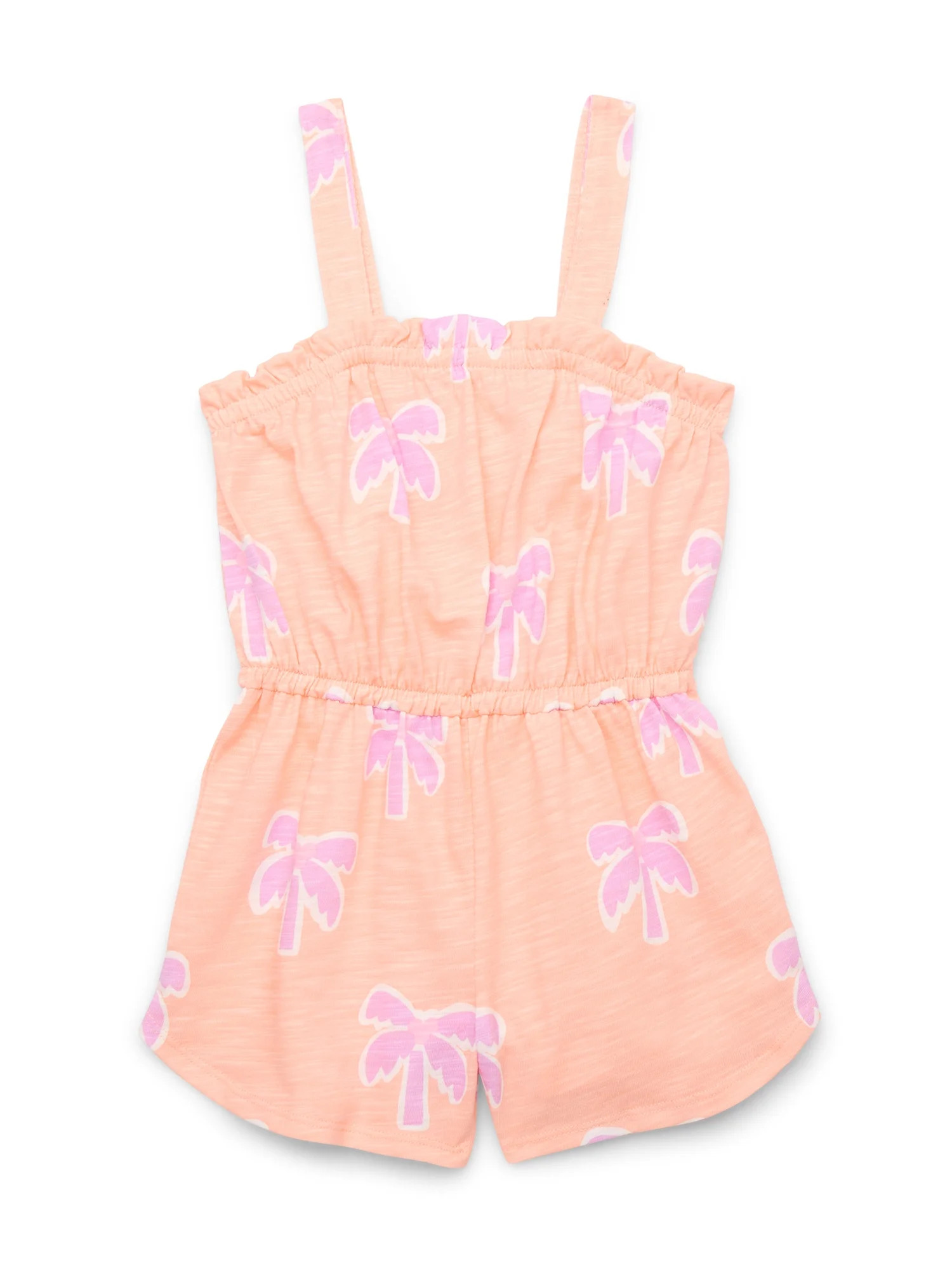 365 Kids from Garanimals Girls Mix and Match Elevated Romper, Sizes 4-10 | Walmart (US)