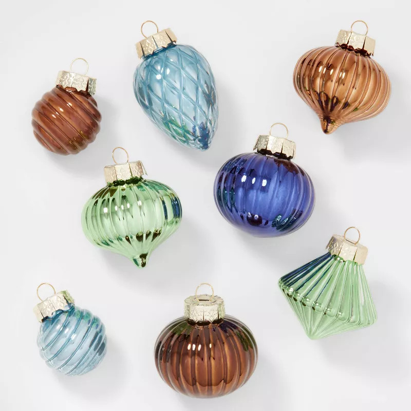 8ct Glass Christmas Tree Ornament Set - Wondershop™ | Target