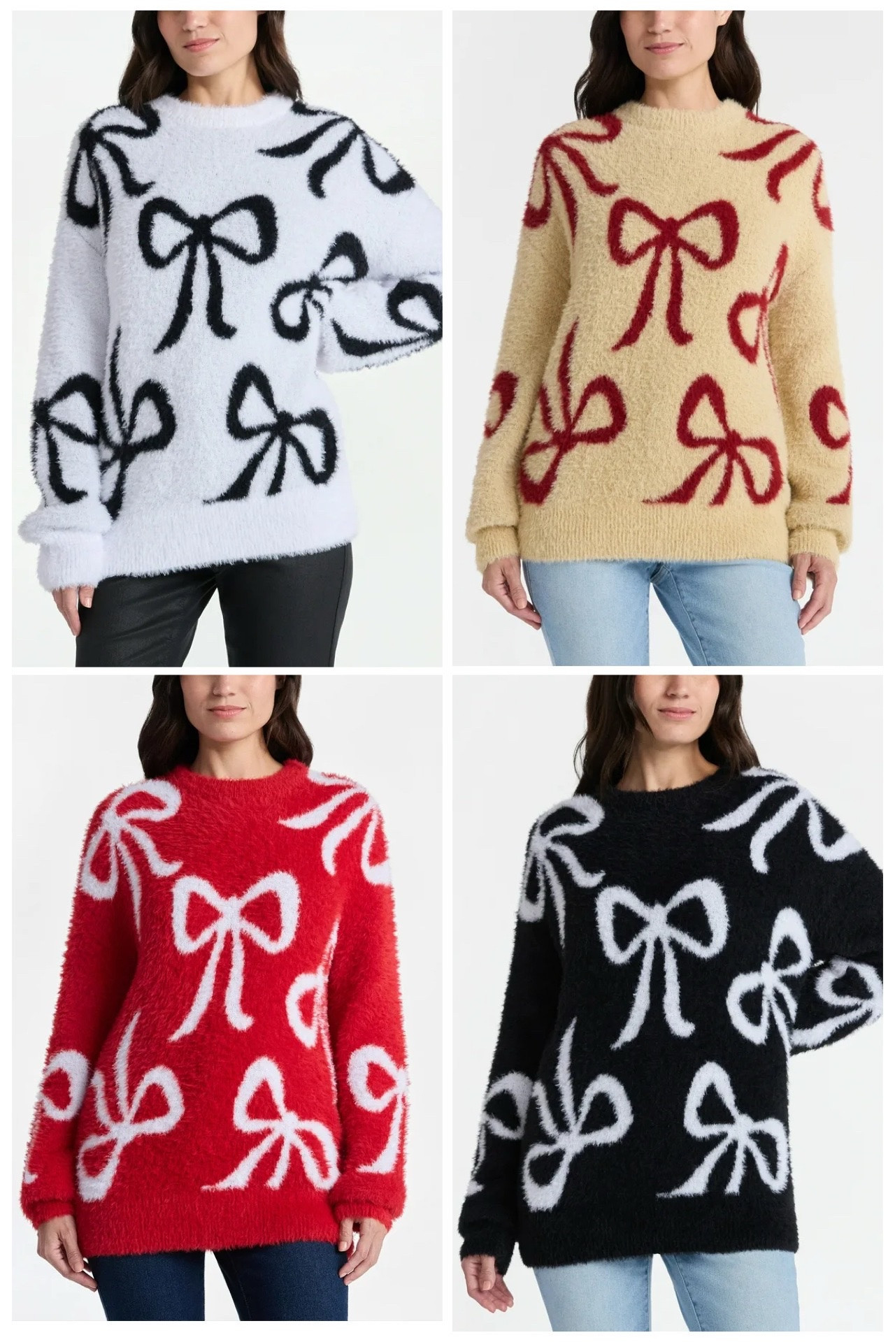 The bow sweater from Walmart is on major sale!! 

#LTKSaleAlert #LTKCyberWeek #LTKFindsUnder50
