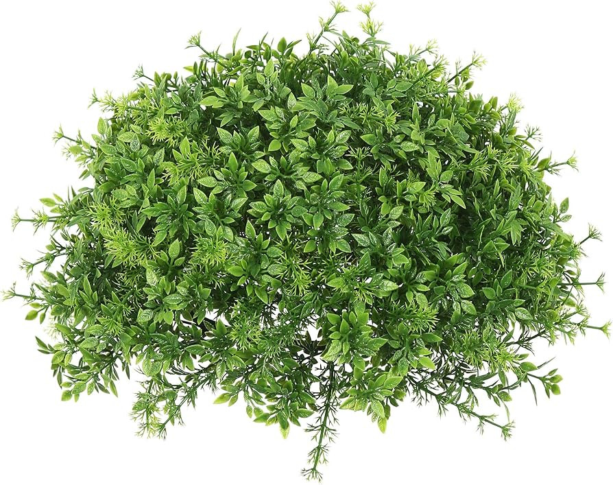 Vickerman Everyday 12" Indoor Artificial Mixed Greenery Half Ball - Wild Green Foliage - Made of ... | Amazon (US)