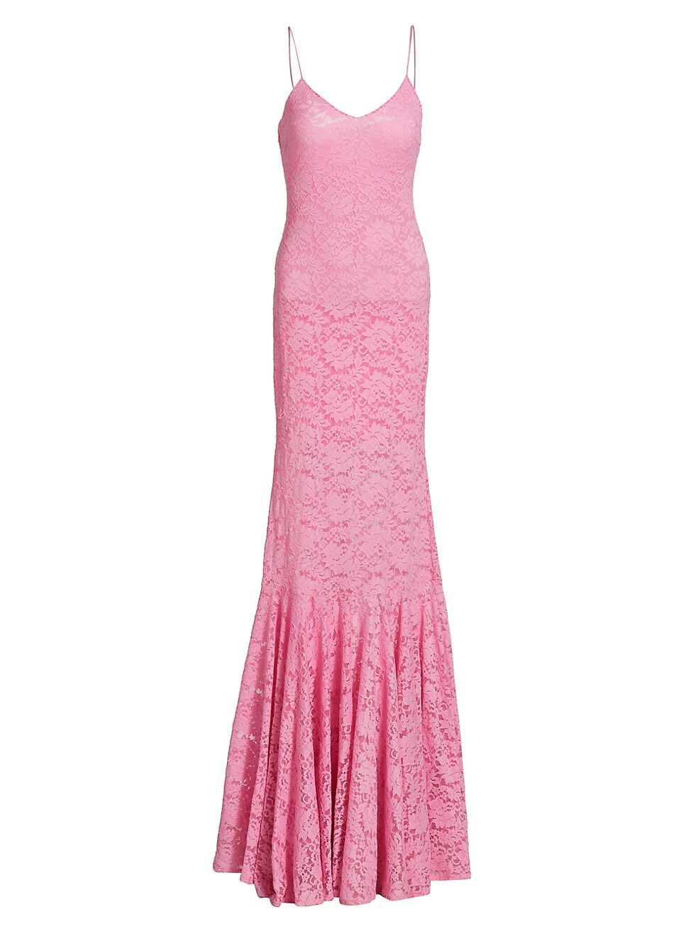 CAROLINE CONSTAS Morgana Floral Lace Mermaid Gown | Saks Fifth Avenue