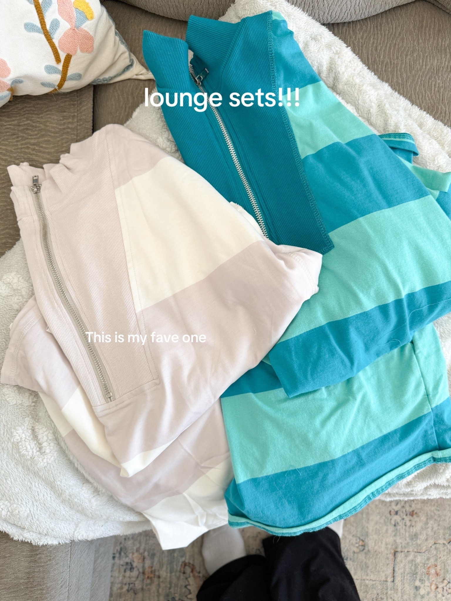 Comfy and cozy lounge sets for spring and summer!! Very trendy 🩵

#LTKootd #LTKSaleAlert #LTKgrwm