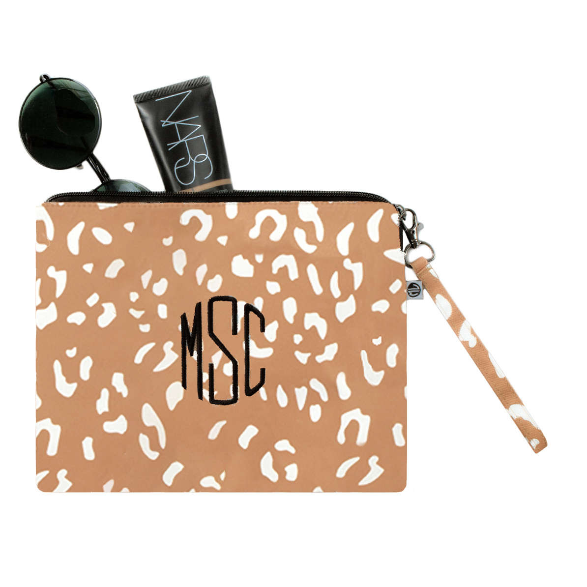 Monogrammed Wristlet Pouch | Marleylilly