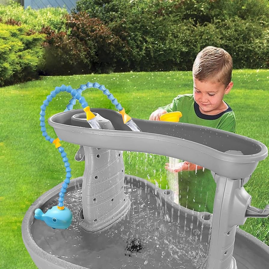 Rechargeable Water Table Pump(Huge Water Output),Kids Sand Water Play Pump, 3 Spray Modes, IPX7 W... | Amazon (US)