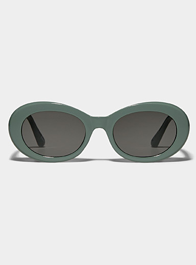 Sage oval sunglasses | Simons