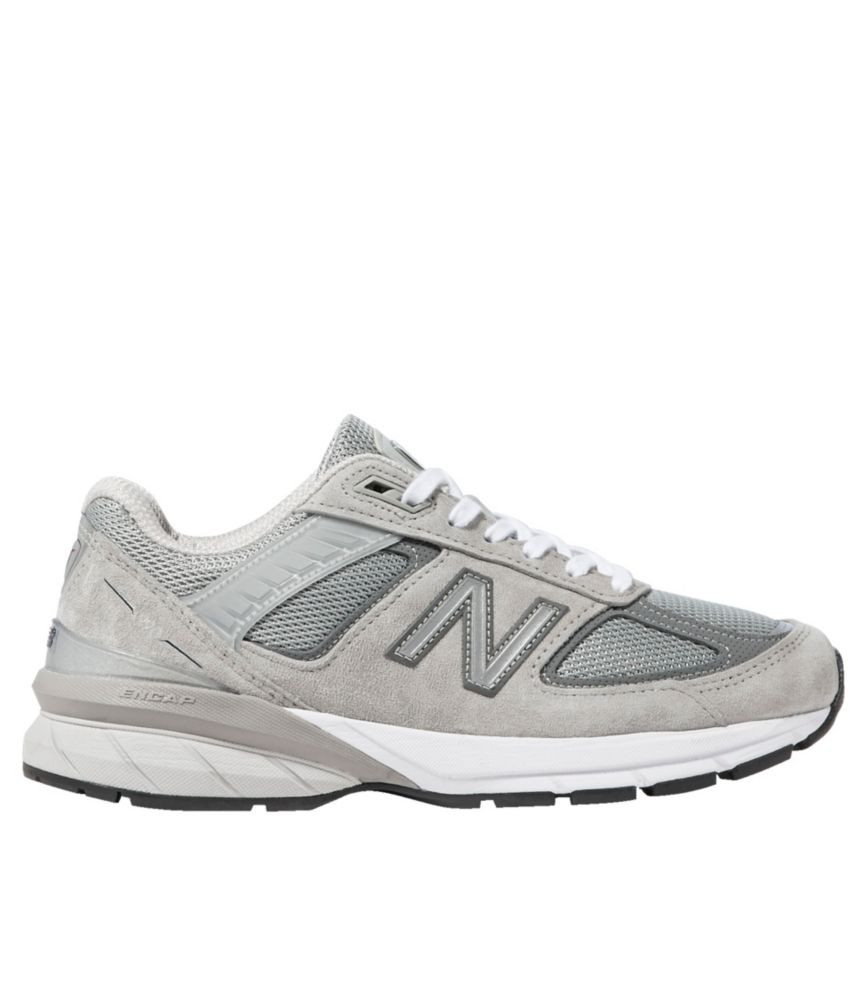 Women's New Balance 990v5 Running Shoes Grey/Castlerock 6(B), Leather/Rubber/Nylon | L.L. Bean