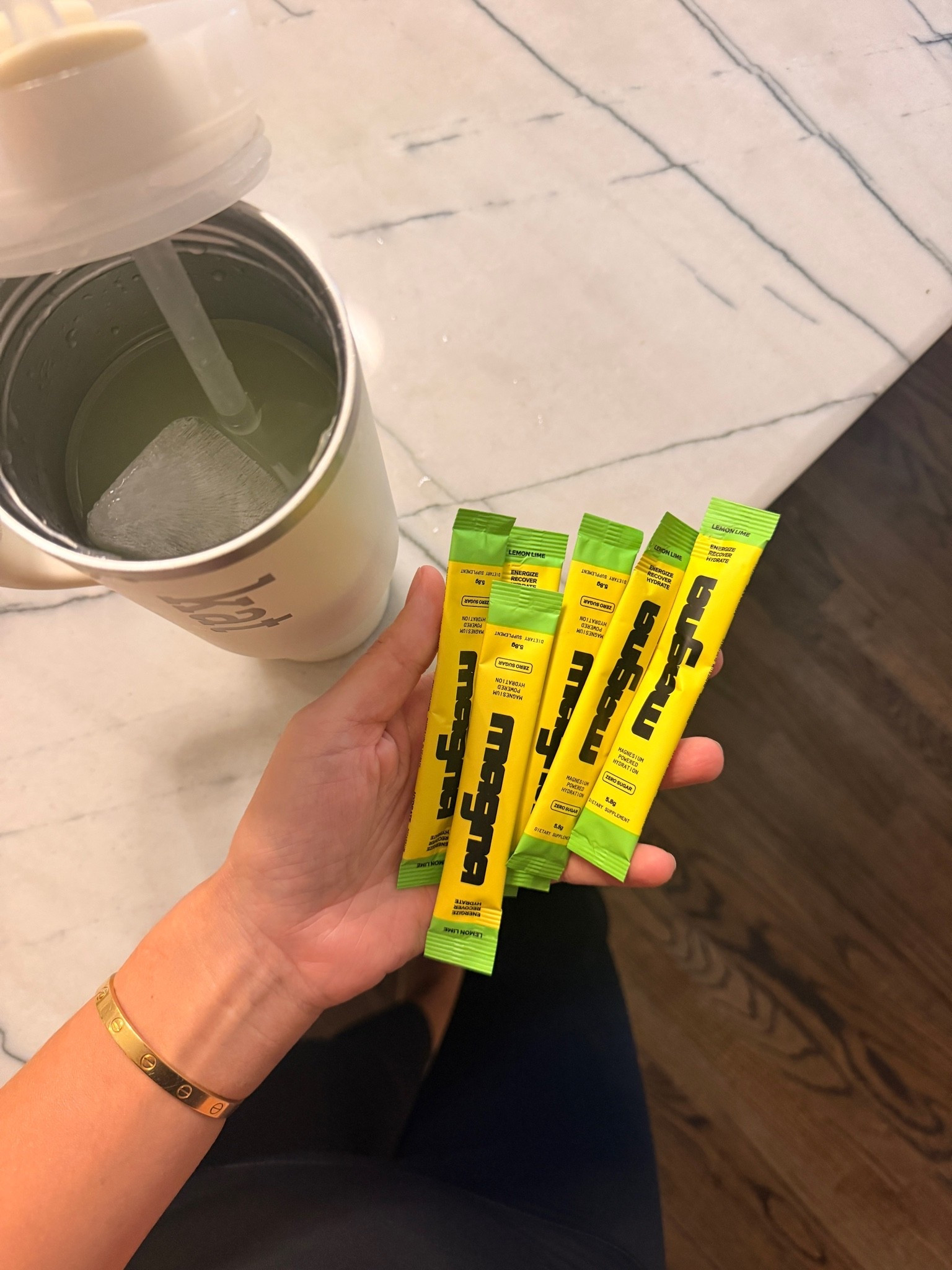 Trying new electrolytes from Target - they’re good!! Will throw some in my bag for travel this week