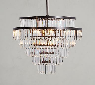 Gemma Crystal Round Chandelier | Pottery Barn (US)