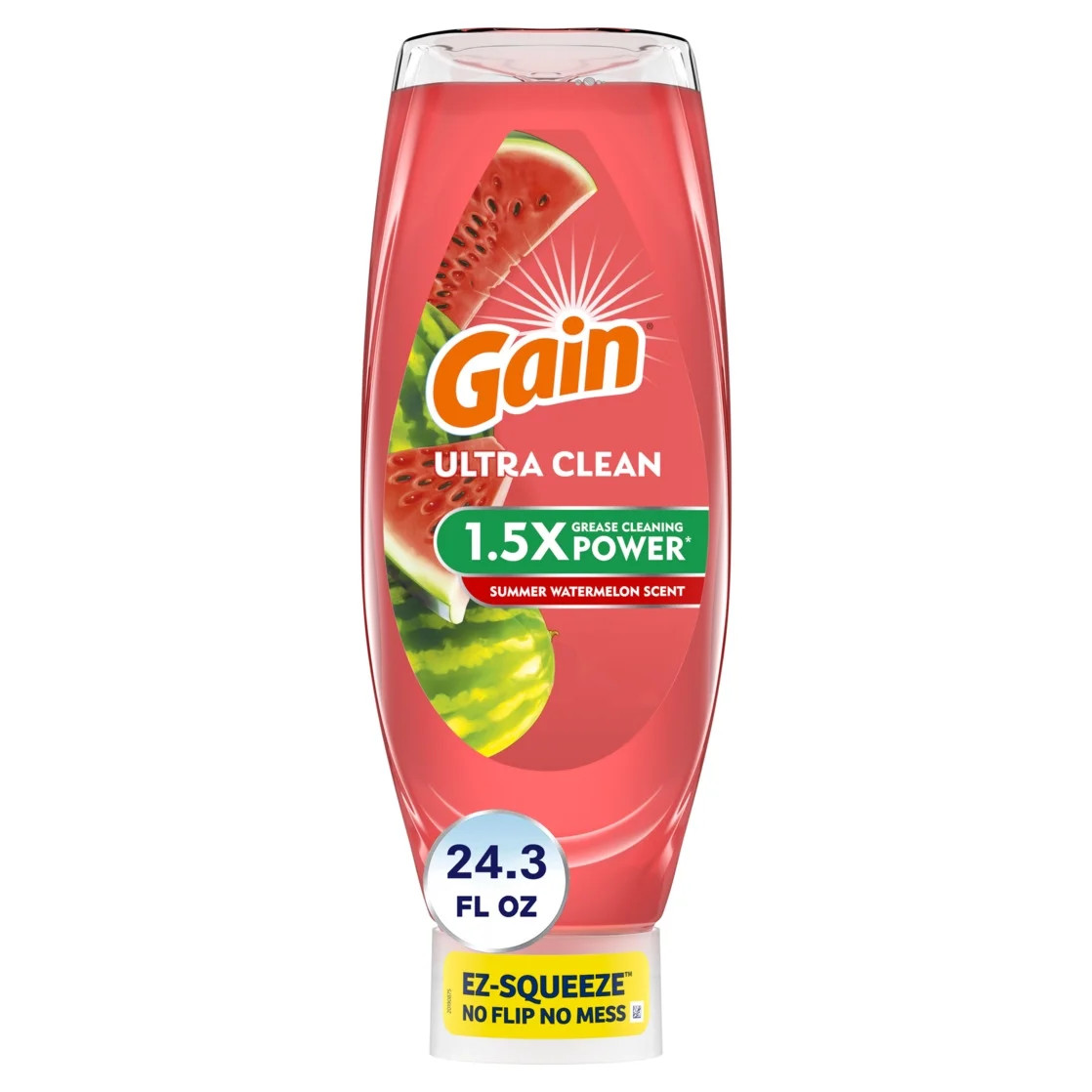 Gain Ultra Original EZ-Squeeze Dish Soap, Dishwashing Liquid, Summer Watermelon, 24.3 fl oz | Walmart (US)