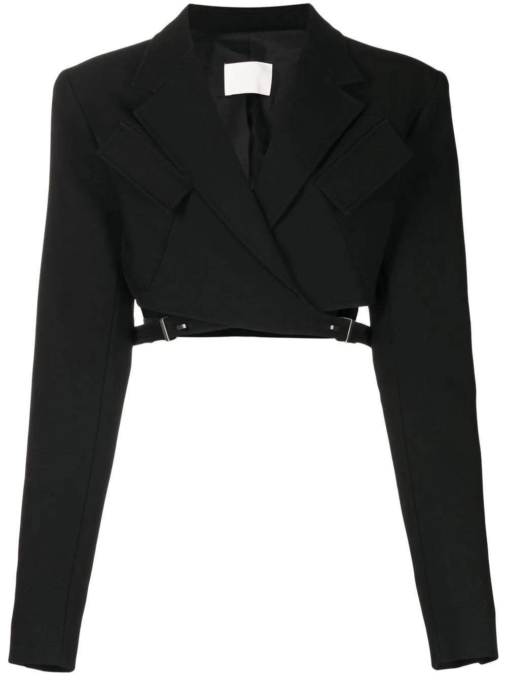 cropped cut-out blazer | Farfetch Global