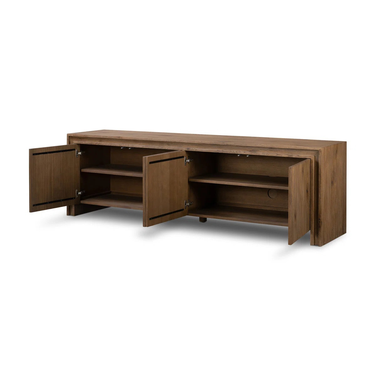 Chalmers Media Console-Weathered Oak | Wayfair North America