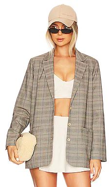 L*SPACE x Tessa Brooks Nadia Blazer in Plaid About You from Revolve.com | Revolve Clothing (Global)