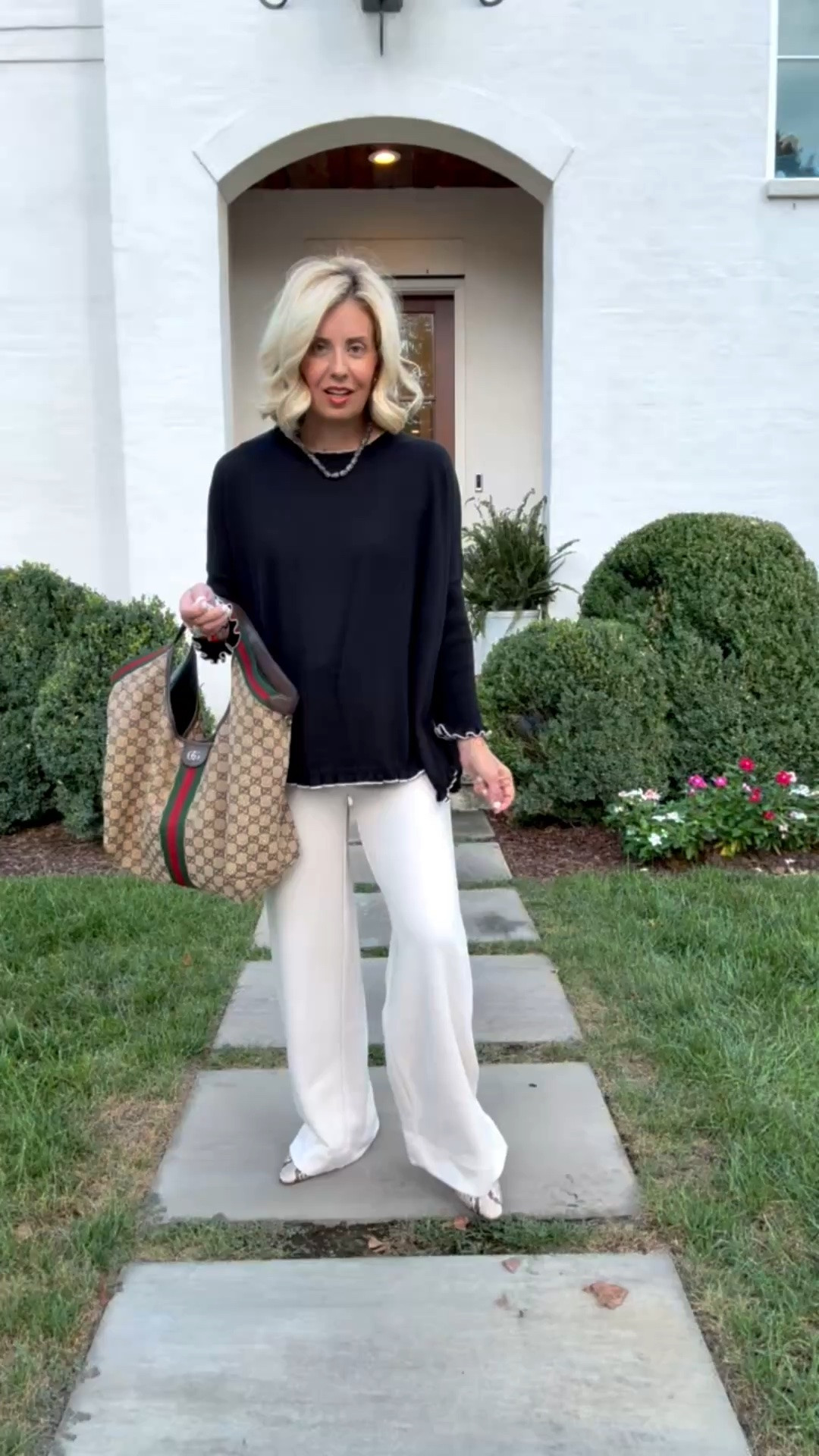 This sweater is what me made me fall in love with Mersea! 

Catalina Ruffle Sweater - o/s
Drawstring Jeans - xs
Murphy Mini Jeans - 26
Frenchie Wide Leg pants - xs 
Loafers - 7.5 (sized 1/2 down)

*code Catherine15 at Mersea
*code Catherine15 at Allie + Bess￼

#LTKdayinmylife #LTKootd #LTKmomlife