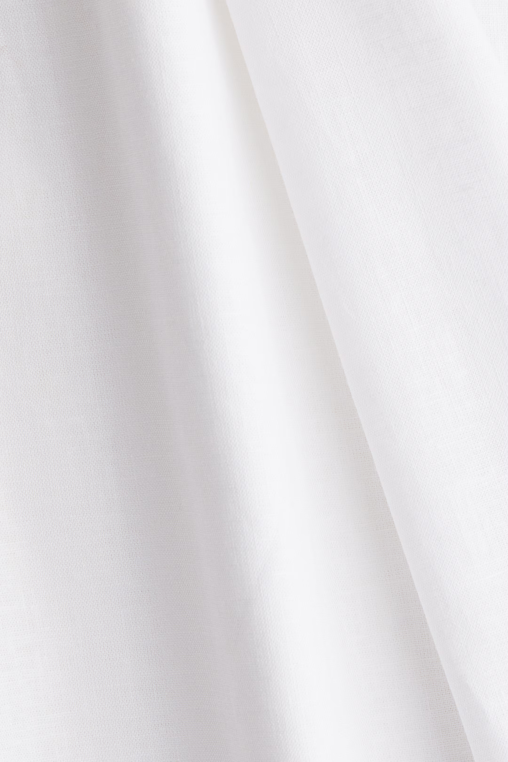 Linen-blend skirt - White - Ladies | H&M GB | H&M (UK, MY, IN, SG, PH, TW, HK)