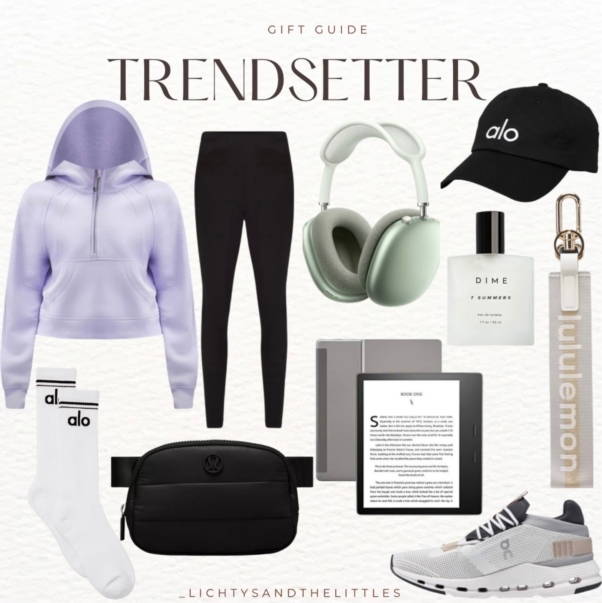 Gift Guide for the sporty trendsetter! Gifts she’ll love that feel like a splurge! 

Gifts for her/ teen girl gift guide / women’s gift guide / sporty gifts / gifts for athletes / Lululemon / Alo / on cloud / comfy gift guide 

#LTKGiftGuide
