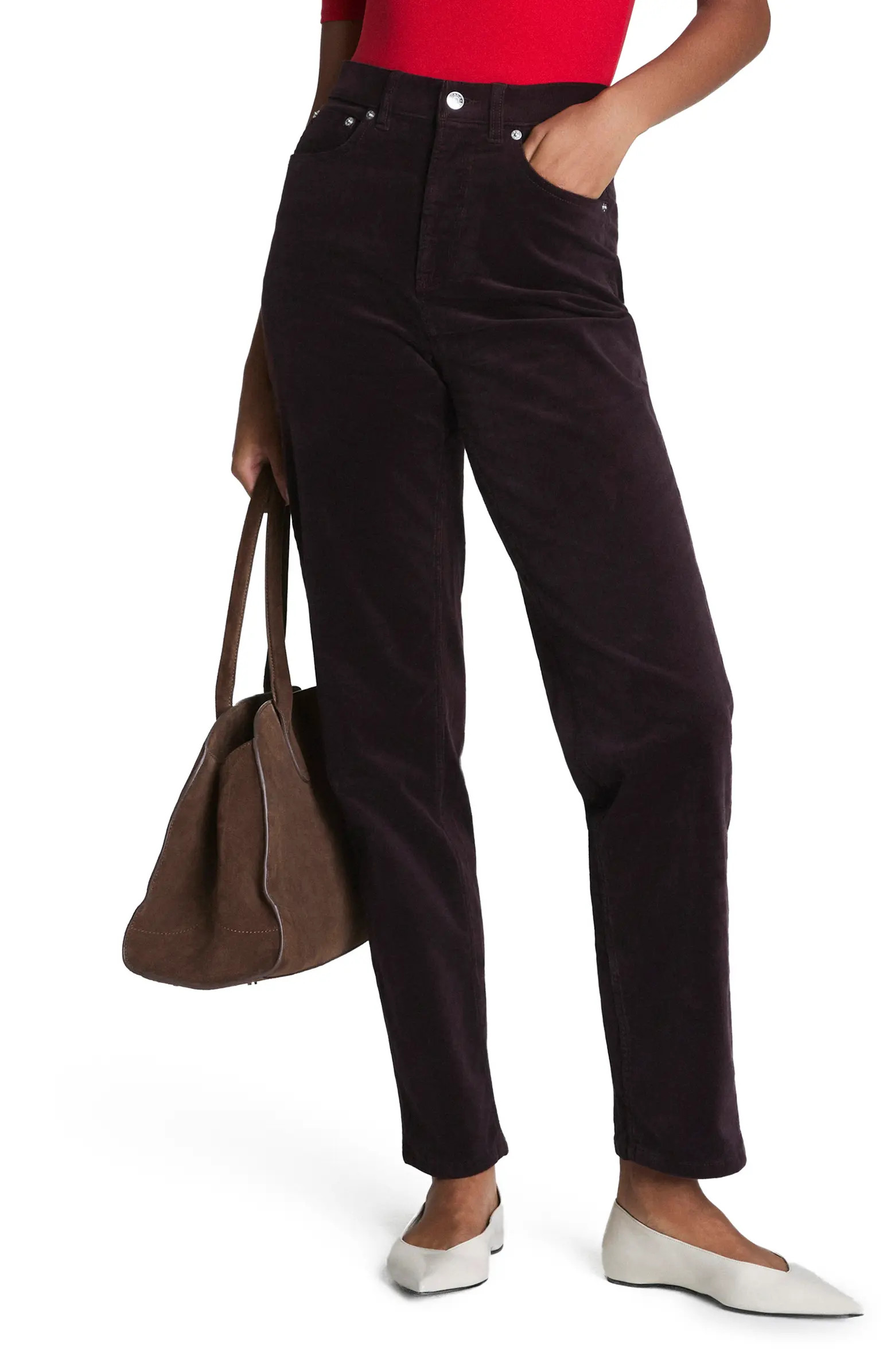 '90s Straight Leg Corduroy Pants | Nordstrom