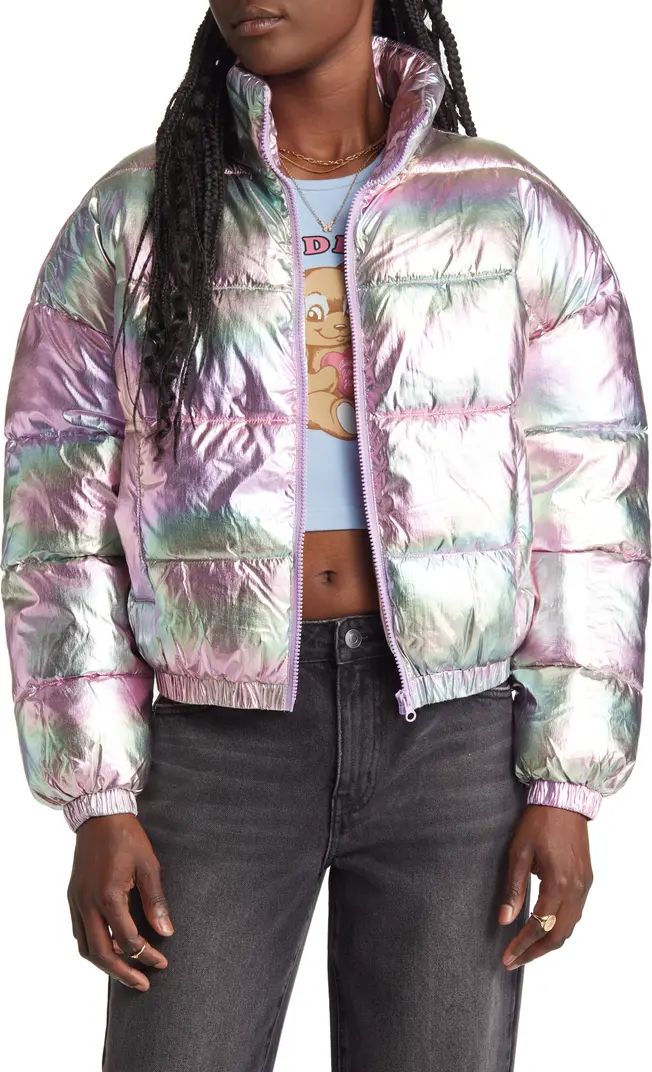 Holographic Puffer Jacket | Nordstrom