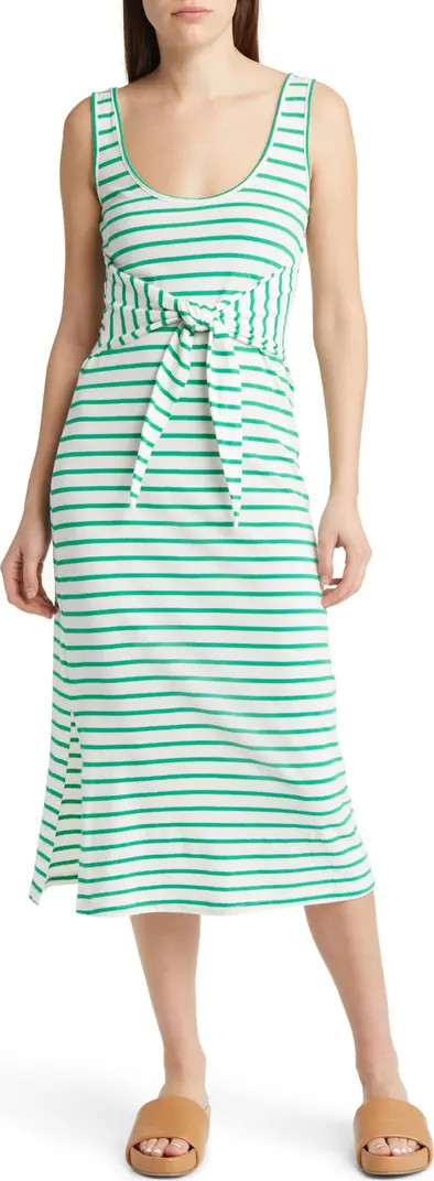 Rails Meg Stripe Tie Waist Cotton Dress | Nordstromrack | Nordstrom Rack