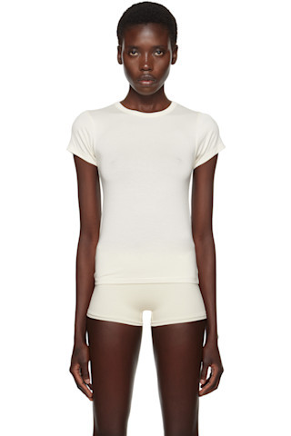 Off-White Fitted Crewneck Short Sleeve T-shirt | SSENSE