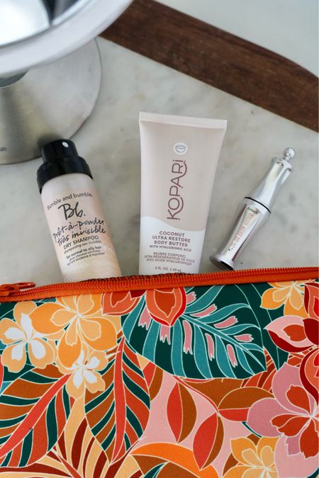 #ad What’s in my spring break cosmetics bag? My mini travel essentials from @Ultabeauty at @Target. Invisible Dry Shampoo to simplify my hair routine, 24hr Brow Setter to keep brows in place all day, and Ultra Restore Body Butter to soothe skin after being in the sun all day.

Find these linked below, each under $16 at #Target. 

#targetpartner @targetstyle #targetstyle #ltkfindsunder25

#LTKover40 #LTKbeauty #LTKtravel