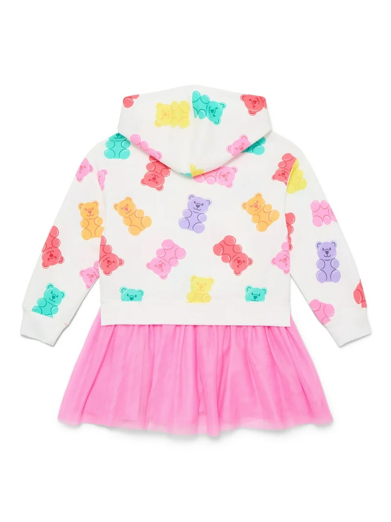 Valentine's Day Girls Graphic Hoodie Tutu Dress from Way To Celebrate, Sizes 4-16 | Walmart (US)