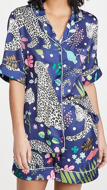 Snow Leopard Short Pajama Set | Shopbop