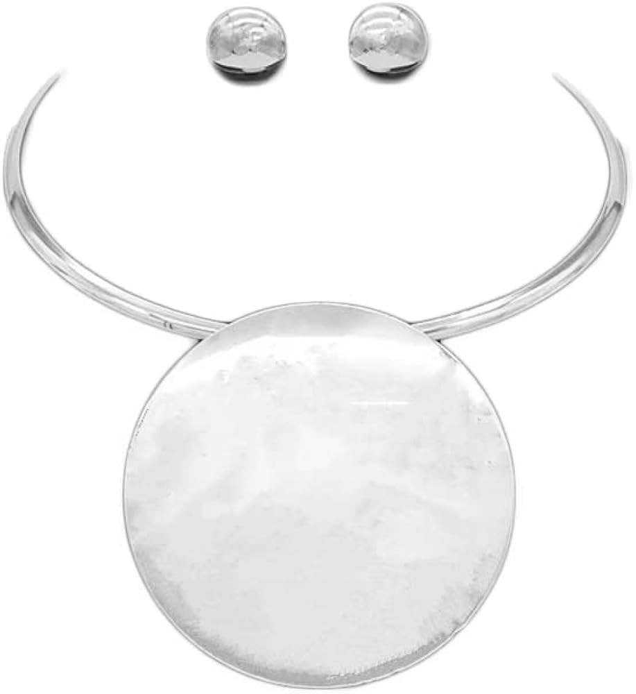 COLORFUL BLING Exaggerated African Choker Necklace Punk Egypt Tribal Chunky Collar Thick Geometri... | Amazon (US)