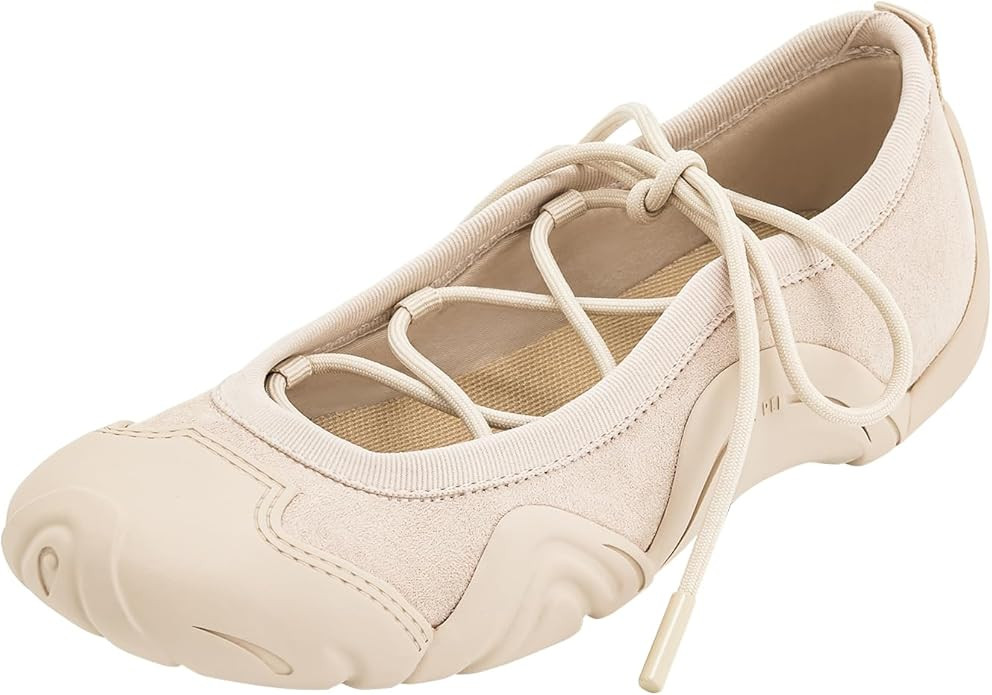 JW PEI Women's Caitlin Lace-up Ballerina Sneakers | Amazon (US)