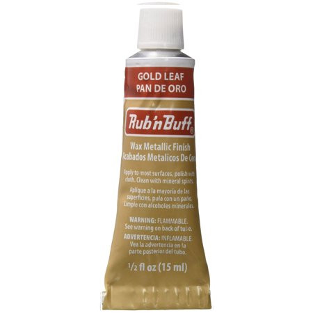 Amaco Rub N Buff Wax Metallic Finish Gold Leaf 0.5-Fluid Ounce | Walmart (US)
