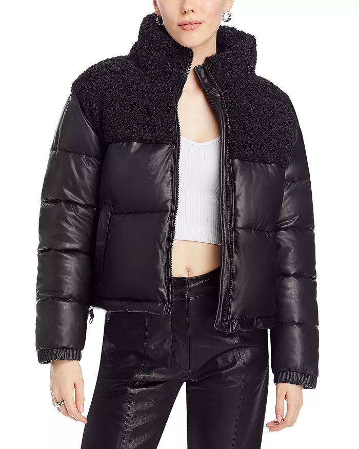 Sherpa Trimmed Puffer Jacket - 100% Exclusive | Bloomingdale's (US)