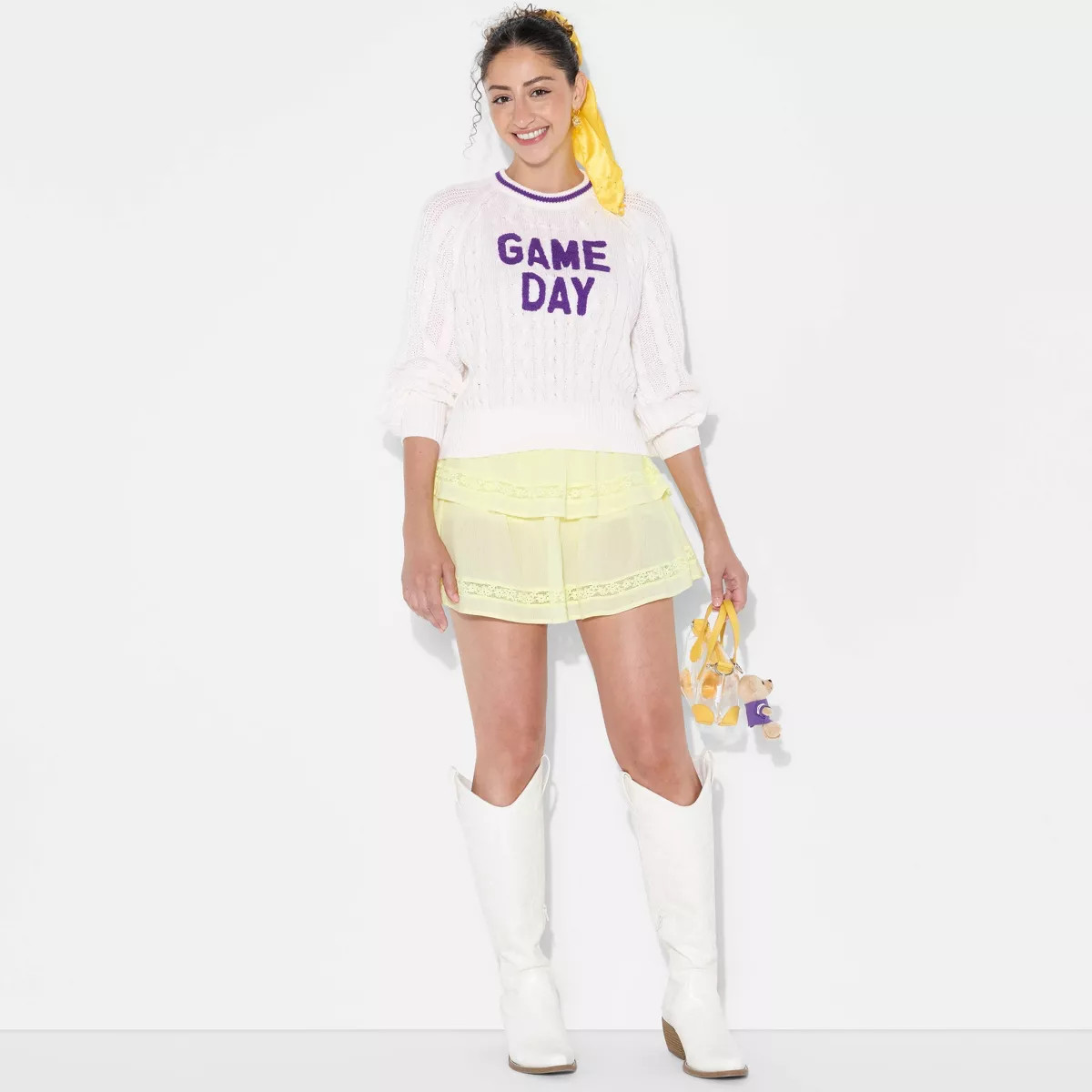 Women's Game Day Pullover Sweater - Wild Fable™ Crimson XXS | Target