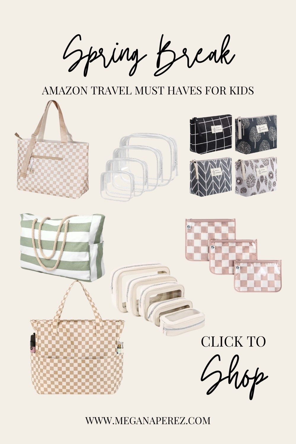 Spring break coming soon! Prepping the bags now cause I’m ready!! These Amazon finds are amazing!! 

#LTKSeasonal #LTKSwim #LTKTravel