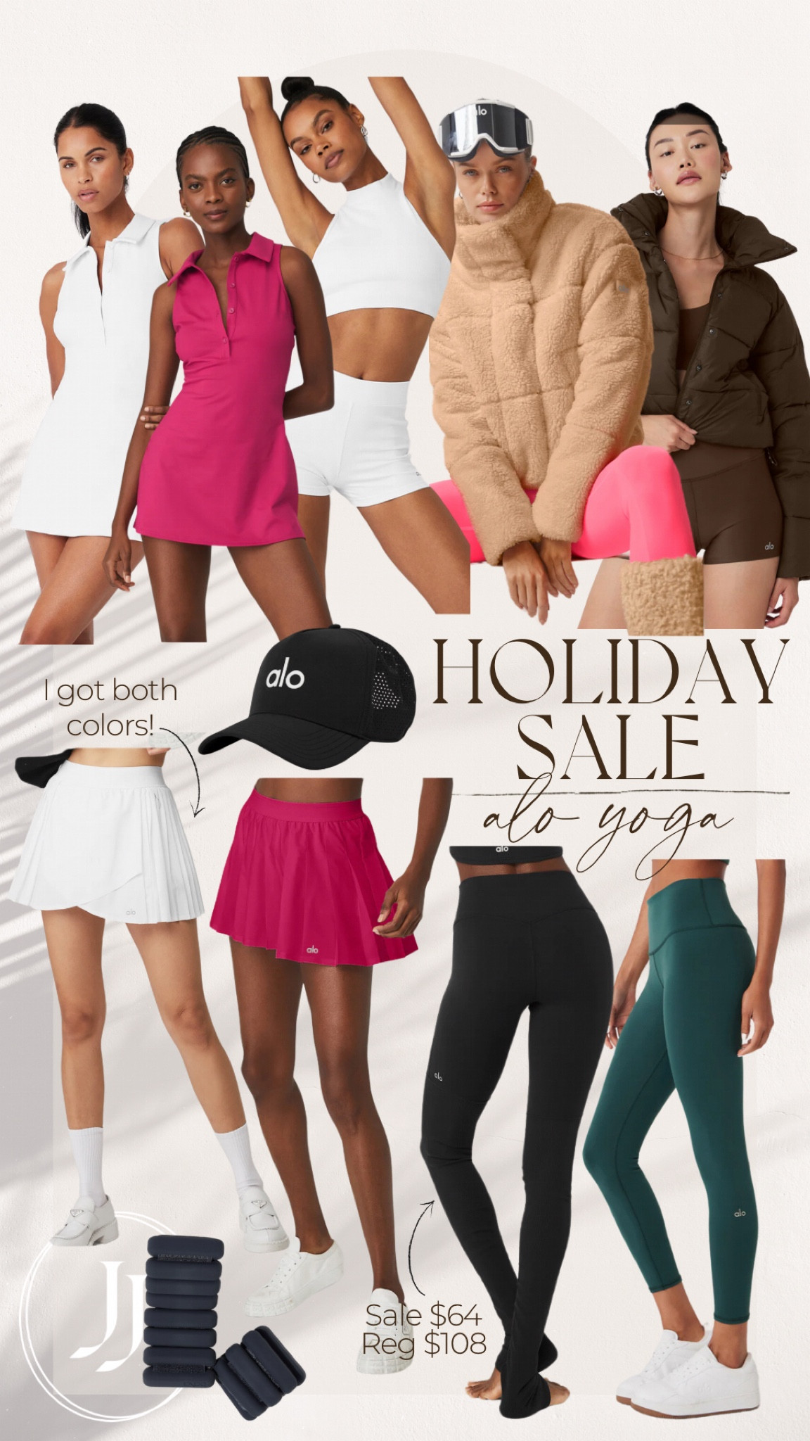 Alo yoga 30-70% off! 
I got the tennis skirts and dresses, the black leggings, and the berry set 
New years 

#LTKfitness #LTKsalealert #LTKover40