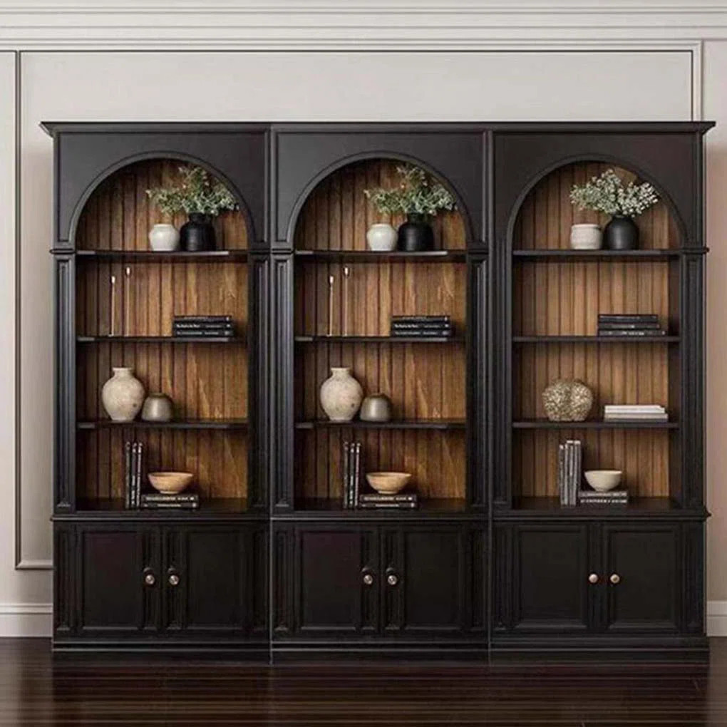 Red Barrel Studio® Black solid wood bookcase (Set of 3) | Wayfair | Wayfair North America