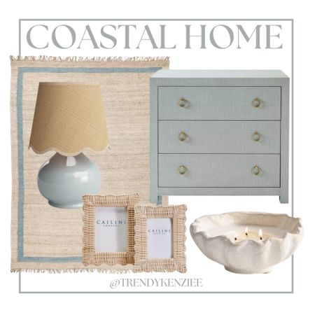 coastal home decor / coastal home finds / coastal rug / coastal photo frames / coastal dresser / coastal shell candle / coastal lamp / coastal home decor 

#LTKGiftGuide #LTKhome