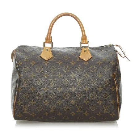 Pre-Owned Louis Vuitton Monogram Speedy 30 Canvas Brown | Walmart (US)
