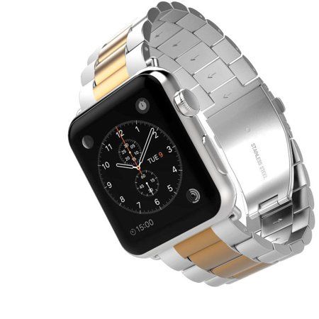 iPM Classic Two-tone Buckle Watch Band for Apple Watch | Walmart (US)