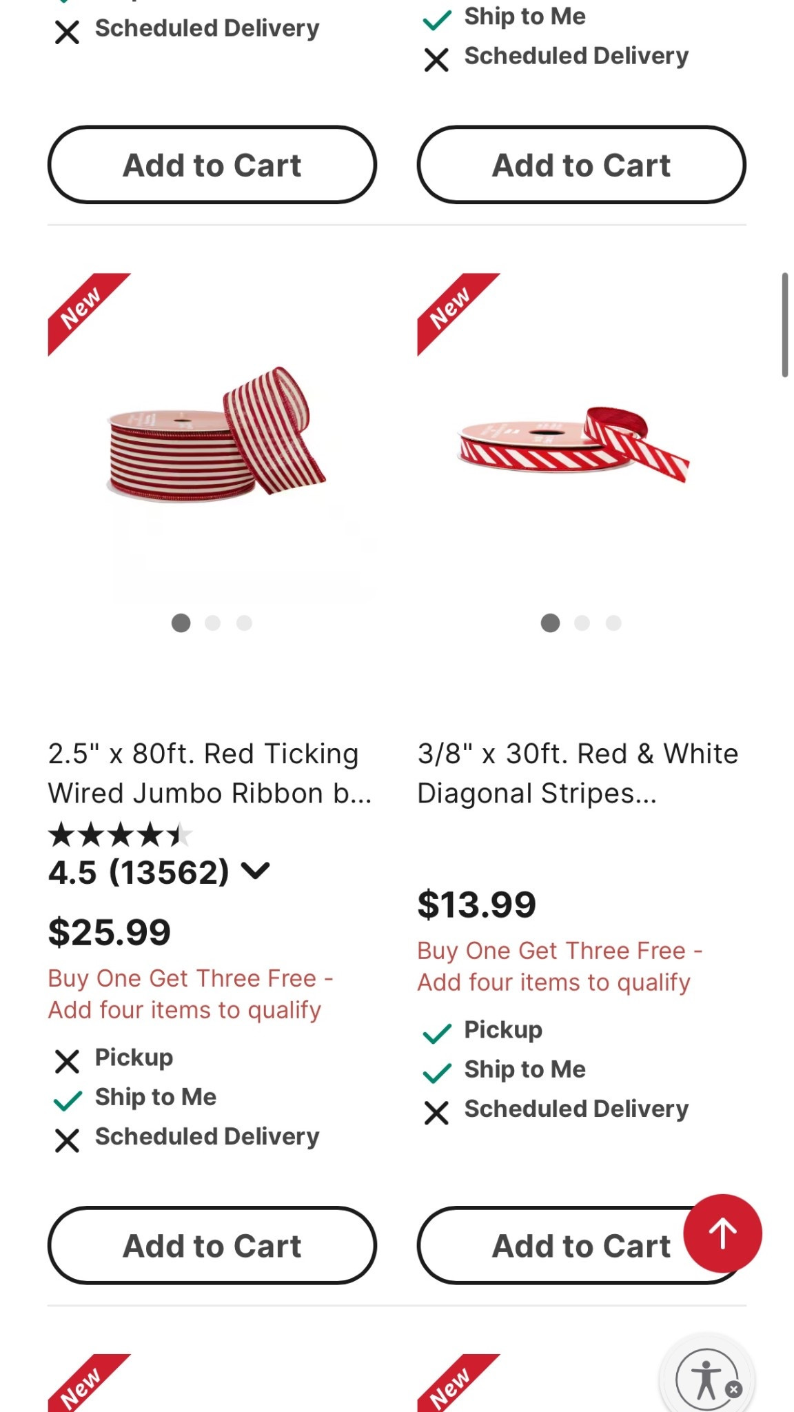 BUY ONE GET THREE FREE RIBBON DEAL AT MICHAELS!!!!