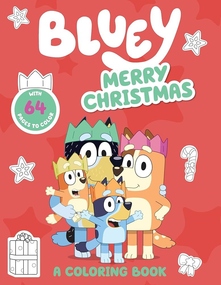 Bluey: Merry Christmas: A Coloring Book | Amazon (US)