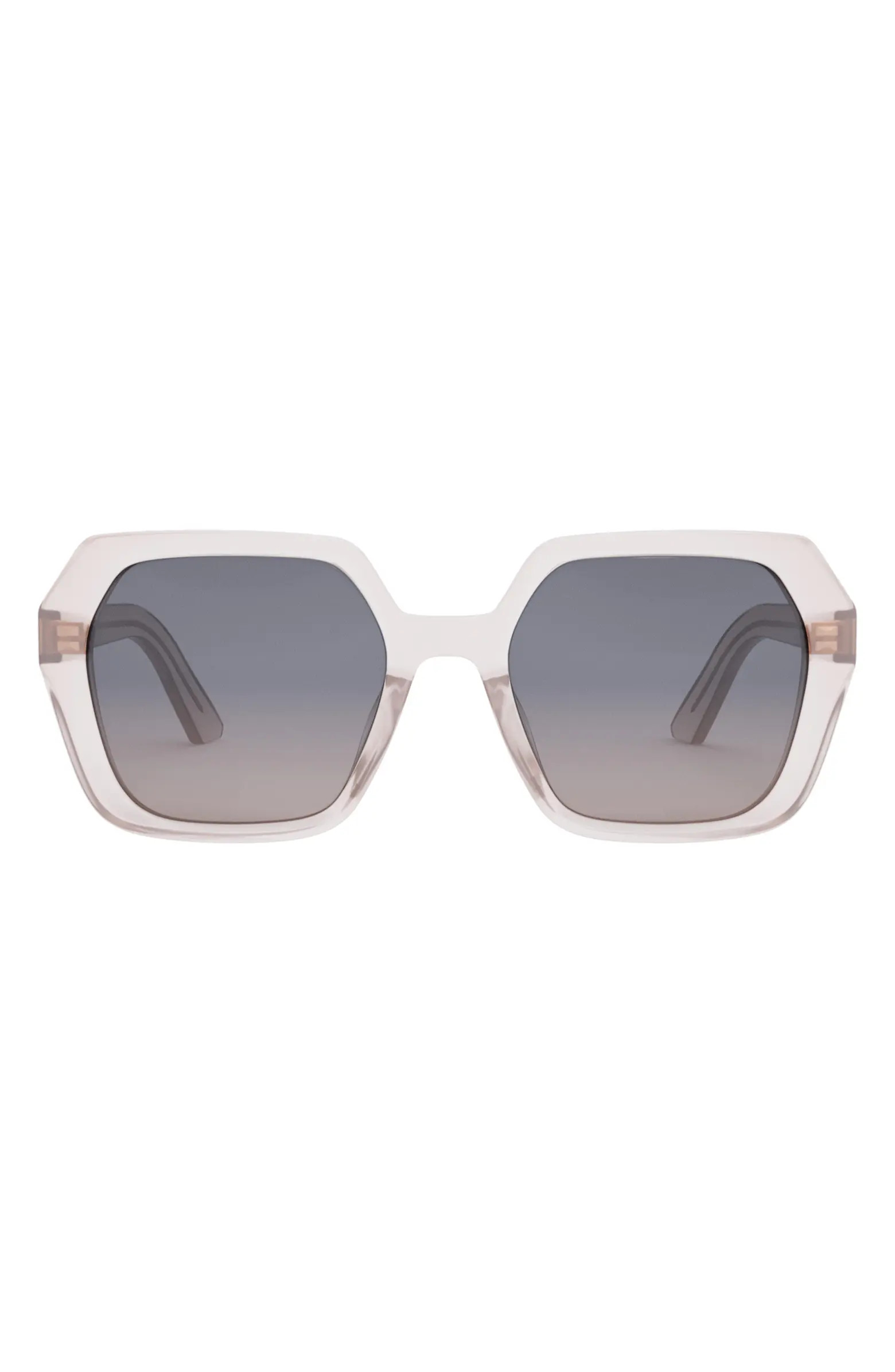 Midnight 56mm Gradient Square Sunglasses | Nordstrom