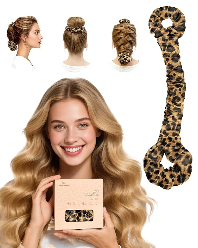 BONNET QUEEN Multi-function Satin Heatless Hair Curler & Hair Tie Non-Heating Hair Roller Curling... | Amazon (US)