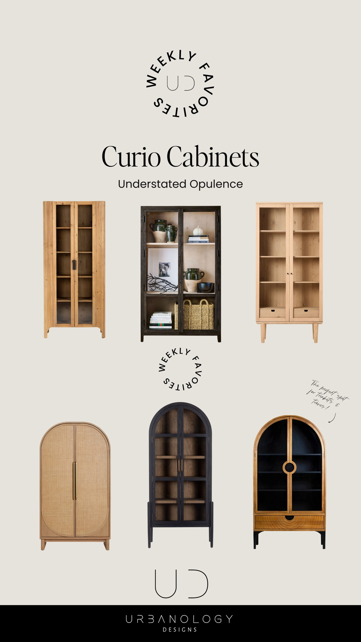 Curio cabinets are the perfect addition to any interior design, adding both functionality and style.

These elegant display cases provide a charming showcase for cherished collectibles, heirlooms, or decorative accents, elevating the overall aesthetic of any living space.

#LTKFind #LTKhome #LTKstyletip