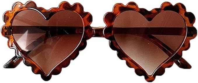 Kids Toddler Baby Girl Boy Heart Shaped Anti-UV Sunglasses, Eyewear Glasses for Party Photography... | Amazon (US)