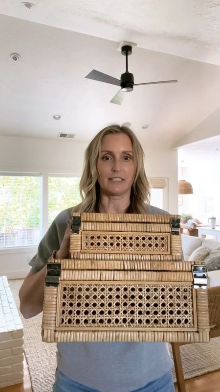 I’m loving my square rattan box set from Amazon! Style them stacked together or separately. Perfect for shelf decor, console table decor or coffee table decor  

#LTKFind #LTKunder100 #LTKhome