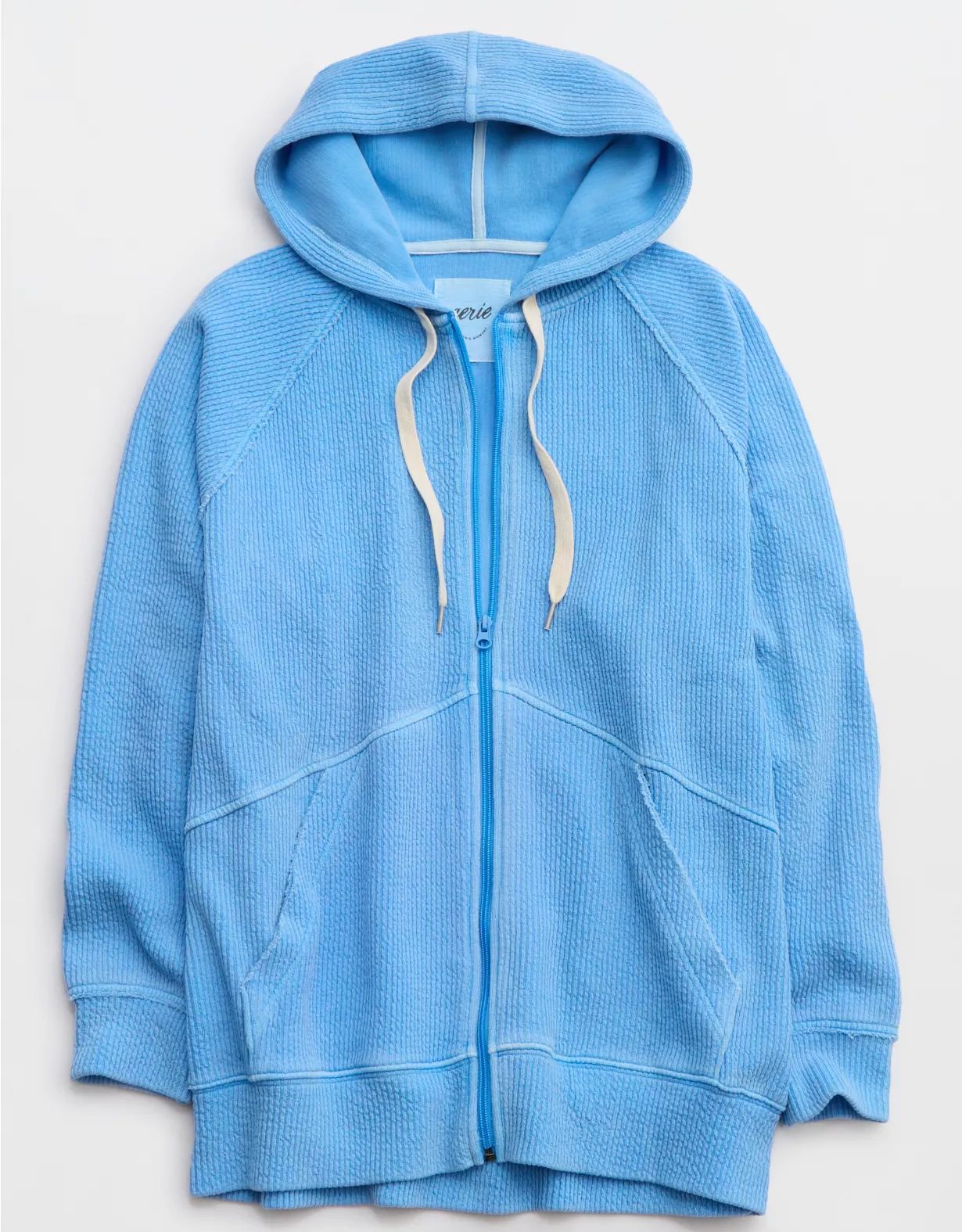 Aerie Wonder Full Zip Textured Hoodie | Aerie