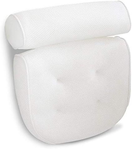 Luxurious Bath Pillow Non-Slip and Extra Thick with Head, Neck, Shoulder and Back Support. Soft a... | Amazon (US)