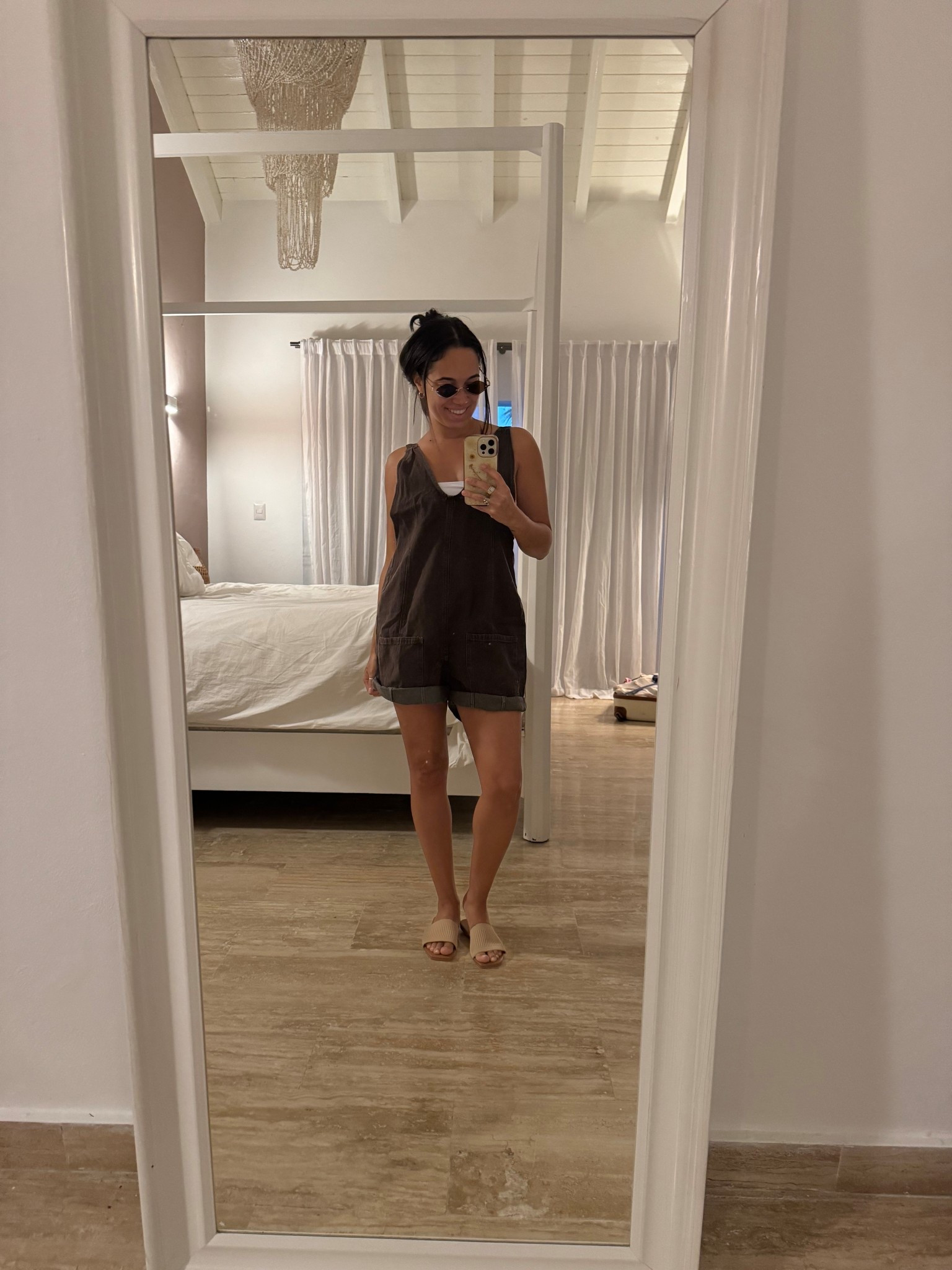 Cute denim overalls! True to size / 5’5” 125lbs / wearing size small 

#LTKootd